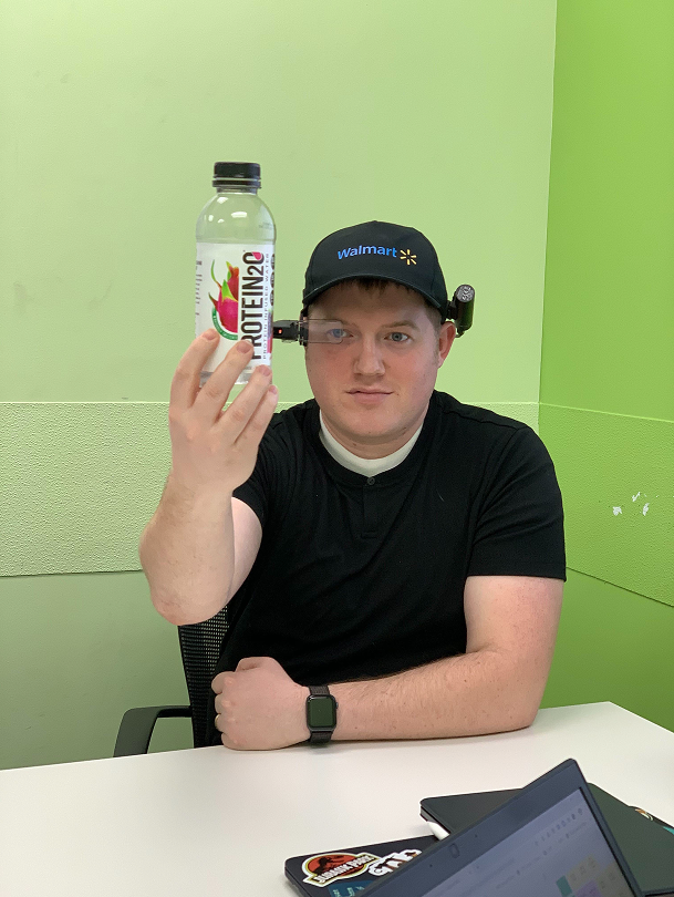 Technology evaluation matrix comparing RFID, drones, headsets, and the Zebra handheld